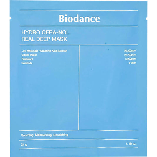 Biodance Hydro Cera-Nol Real Deep Mask - Giliai kaukė intensyviam drėkinimui 34 g
