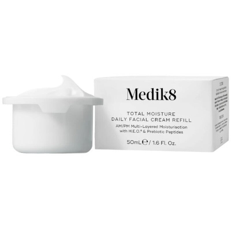 Medik8 Total Moisture Daily Facial Cream Refill – papildymas drėkinamam veido kremui 50ml