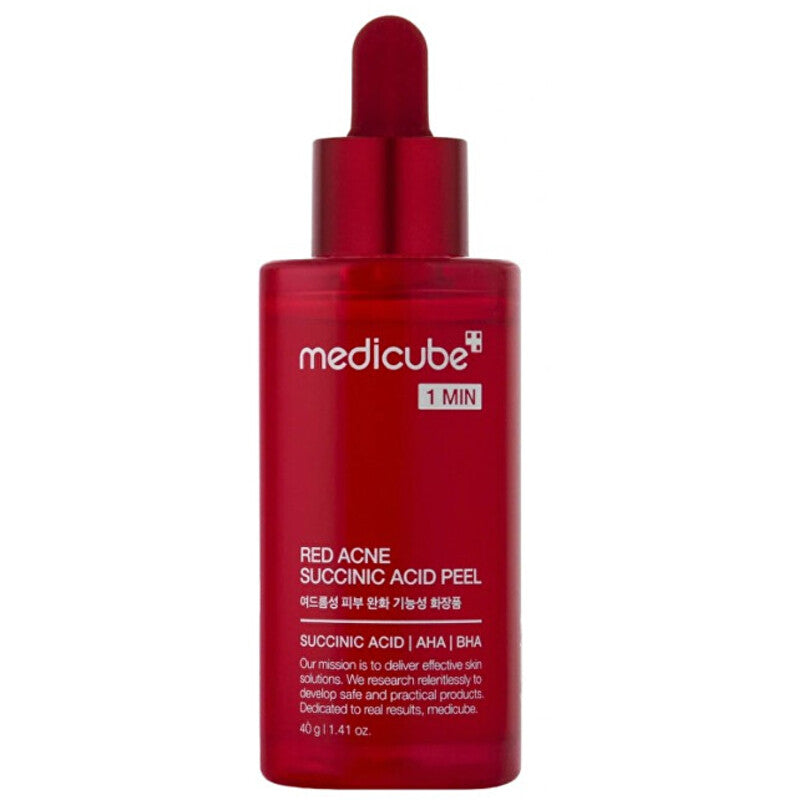Medicube Red Acne gintaro rūgšties pilingas - serumas nuo odos netobulumų