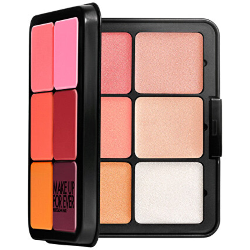 „Make Up For Ever HD Skin“ skaistalų ir švytėjimo paletė veidui, 25,2 g