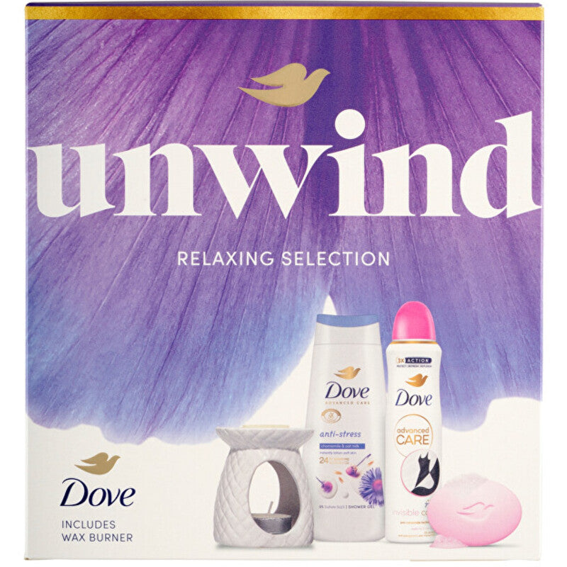 „Dove Unwind“ dovanų rinkinys – kūno priežiūros dovanų rinkinys