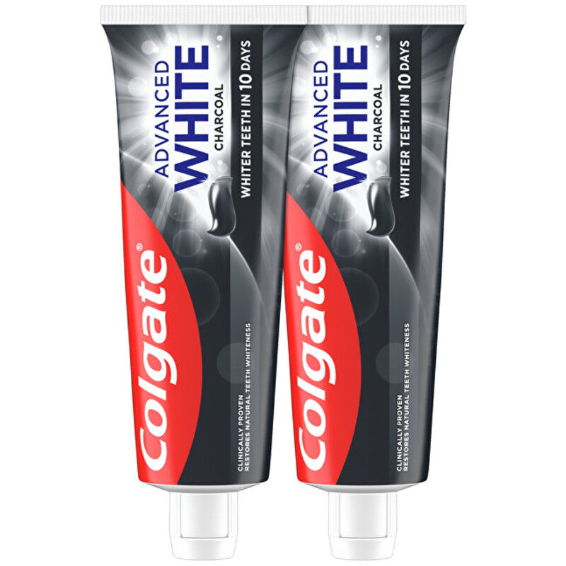 „Colgate Advanced White Charcoal Duo“ dantų pasta – balinamoji dantų pasta