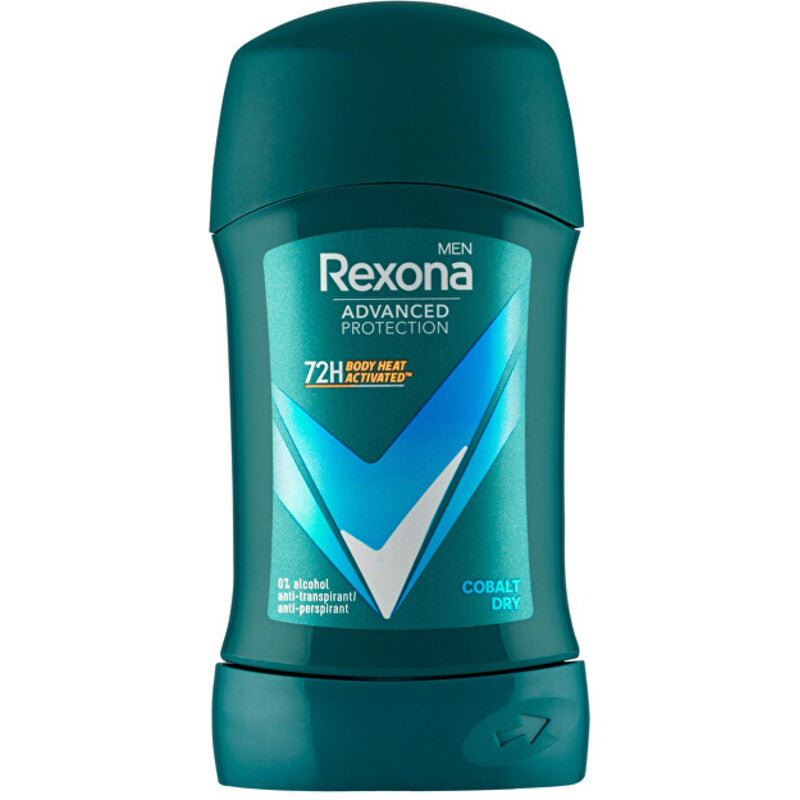 „Rexona Men Advanced Protection Cobalt Dry“ antiperspirantas – kietos konsistencijos antiperspirantas
