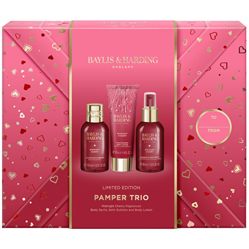 „Baylis & Harding Midnight Cherry“ dovanų rinkinys „Pamper Trio“