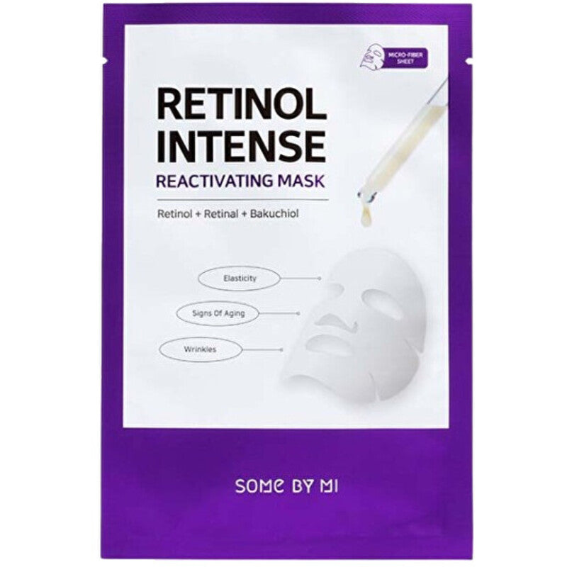 Some By Mi „Retinol Intense Reactivating Face Mask“ – stangrinamoji veido kaukė su retinoliu