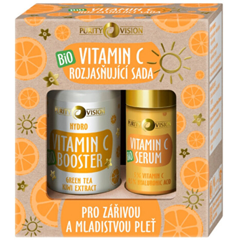 Purity Vision Bio vitamino C rinkinys – skaistinančios priežiūros dovanų rinkinys