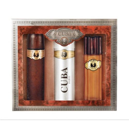 Cuba Gold dovanų rinkinys EDT 100 ml After Shave Cuba Gold 100 ml ir dezodorantas Cuba Gold 200 ml