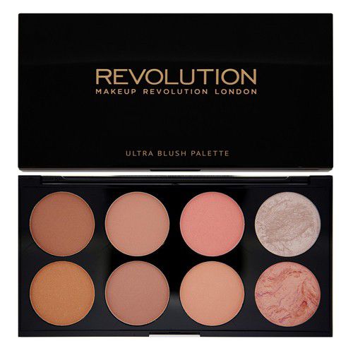 Makeup Revolution Ultra Blush ir Contour – skaistalų paletė Sugar & Spice Moterims