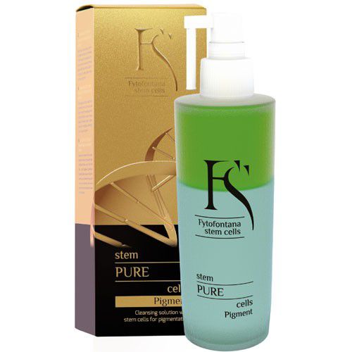 Fytofontana Stem Cells Pure Cleansing Solution tüvirakkudega pigmenteerimiseks – kahefaasiline tüvirakkudega lahus depigmentatsiooniks (125ml) Naistele