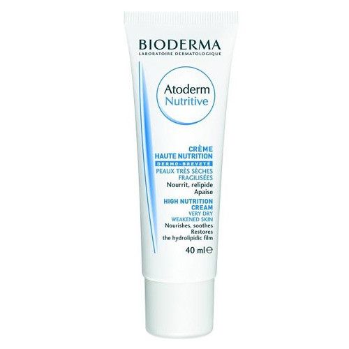 Bioderma Atoderm Nutritive High Nutrition kreem – toitev rahustav kreem kuivale näonahale (40ml) Naistele