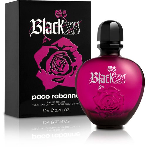 Naistele mõeldud Paco Rabanne Black XS EDT testeri jaoks (80 ml).