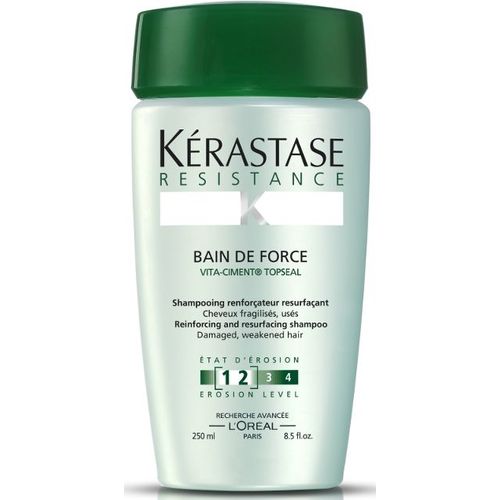 Kérastase Resistance Bain Force Architecte – šampūnas nusilpusiems ir šiek tiek pažeistiems plaukams