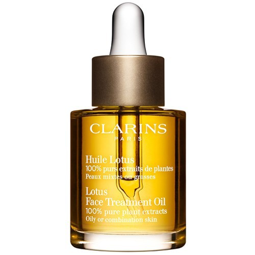 Clarins Lotus Lotus Face Treatment Oil – regeneruojantis aliejus mišriai ir riebiai odai (30ml) Moterims