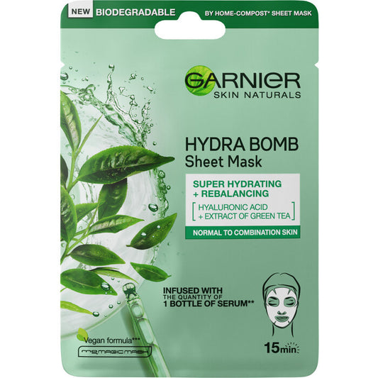 GARNIER Moisture + Freshness Tissue Super drėkinanti ir valonti kaukė ( 1 vnt )