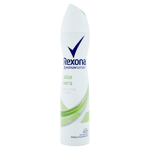 "Rexona Motionsense" aloe antiperspirant sprayed antiperspirant