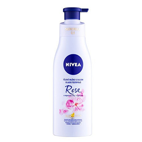 „Nivea“ aliejaus losjonas su rožių ir argano aliejumi
