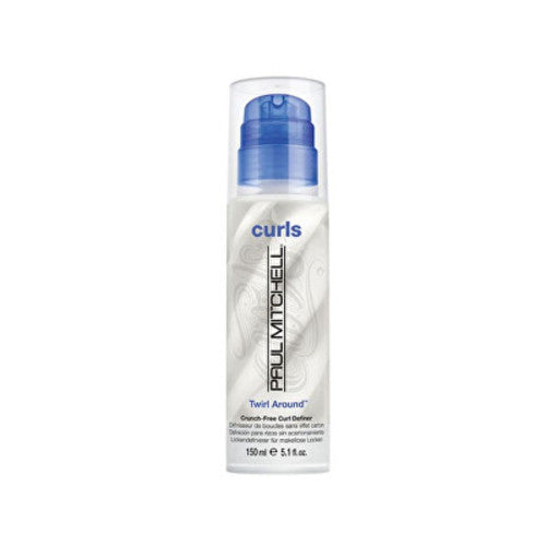 Paul Mitchell hair cream for highlighting waves and curls (Twirl Around Crunch-Free Curl Definer) 150 ml