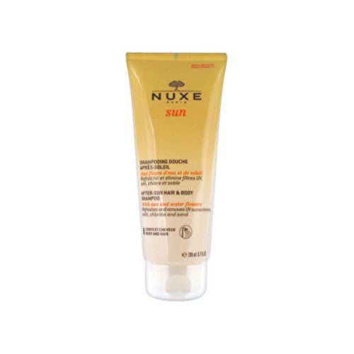 Nuxe Sun After Sun Hair and Body Shampoo – päevitamisjärgne šampoon juustele ja kehale (200ml) Unisex