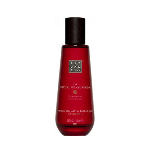 „Rituals“ sausas kūno ir plaukų aliejus „Ayurveda“ (natūralus sausas aliejus kūnui ir plaukams) 100 ml