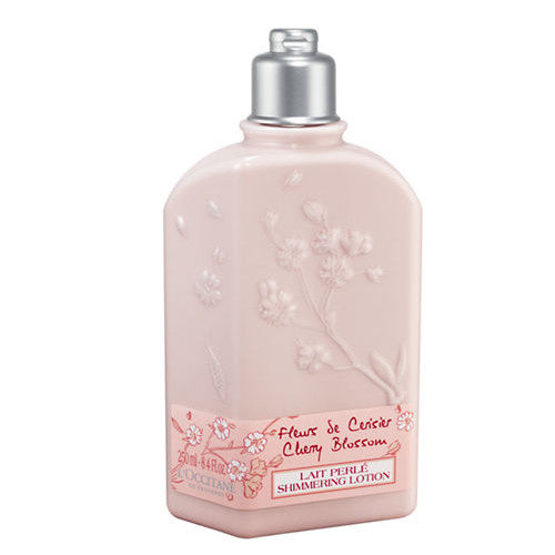 L´occitane Cherry Blossom Shimmering Lotion – blizgantis kūno losjonas (250ml) Moterims