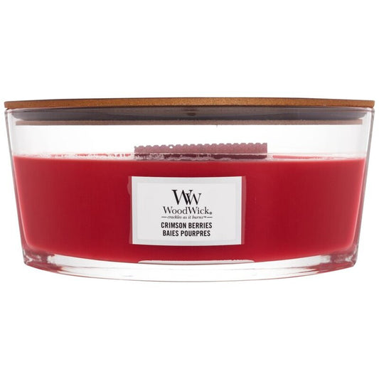 WoodWick Crimson Berries Ship (traškių vaisių) - kvapioji žvakė
