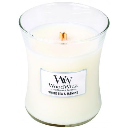 WoodWick White tea and Jasmine vase (white tea and jasmine) - scented candle