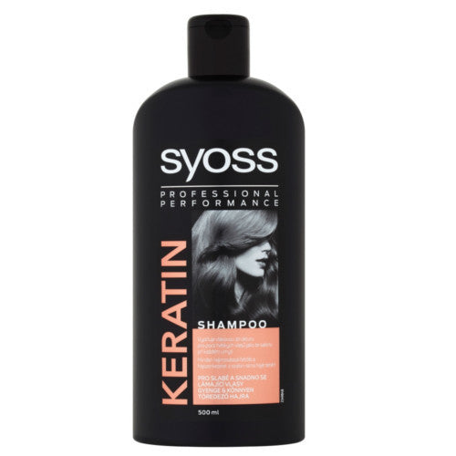 Syoss Šampūnas silpniems ir lengvai slenkantiems plaukams Keratin (Shampoo) 500 ml Moterims