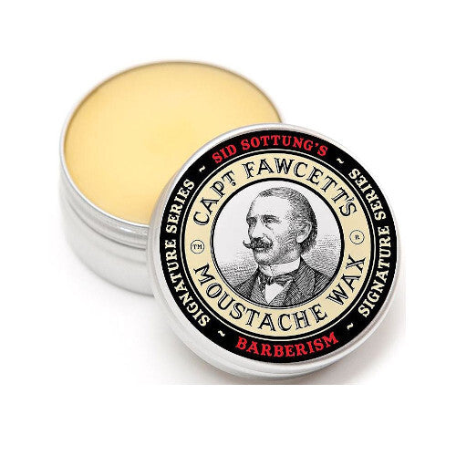 Captain Fawcett Barberism ūsų vaškas – ūsų vaškas