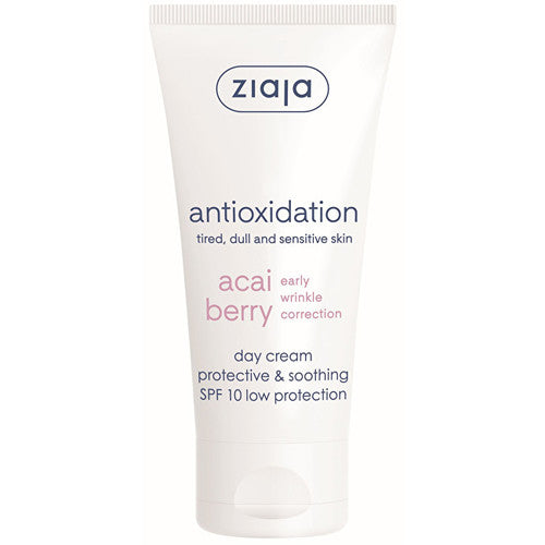 Ziaja rahustav päevakreem SPF 10 Acai Berry (kaitsev ja rahustav päevakreem) 50 ml naistele