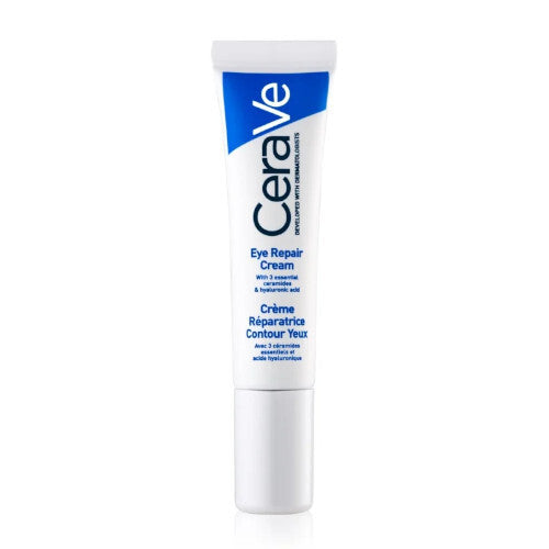 CeraVe Moisturizers Eye Repair Cream – silmaümbruskreem tursete ja tumedate ringide jaoks (14 ml) naistele