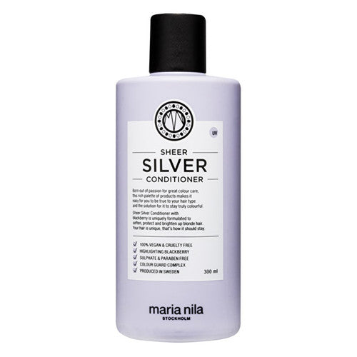 Maria Nila Sheer Silver Conditioner – drėkinantis kondicionierius, neutralizuojantis geltonus plaukų tonus (300ml) Moterims