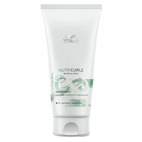 Wella Professional Nutricurls Waves and Curls Conditioner – toitev palsam lainelistele ja lokkis juustele (200ml) Naistele