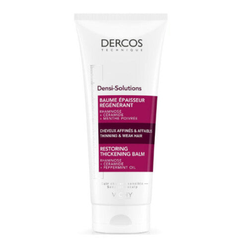 Vichy Dercos Densi Solutions Atkuriamasis storinantis balzamas – Atnaujinantis balzamas ploniems ir silpniems plaukams