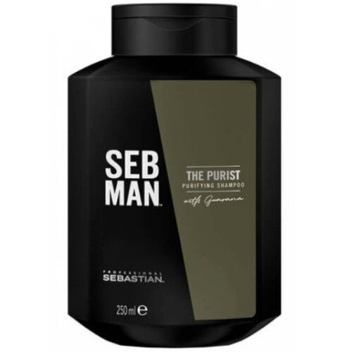 Sebastian Professional SEB MAN The Purist Purifying Shampoo – kõõmavastane puhastav šampoon meestele (250ml) Meestele