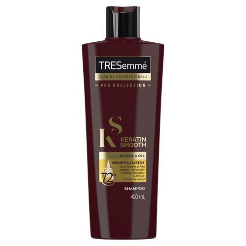 TRESemmé Keratin Smooth Shampoo – Keratiiniga šampoon siledatele juustele ilma juuste väljalangemiseta (400ml) Naistele