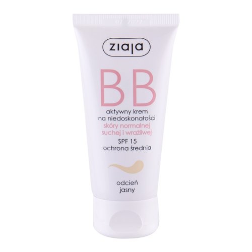 Ziaja BB kreem normaalsele ja kuivale nahale SPF 15 (50 ml) (tumeda tooniga) naistele