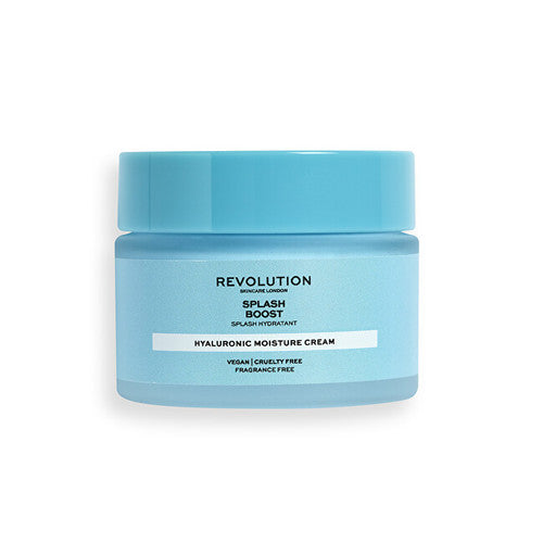 „Revolution Skincare Skincare Splash Boost“ drėkinamasis kremas su hialurono rūgštimi