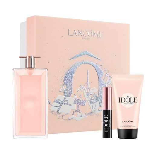 Lancome Idole kinkekomplekt EDP 50 ml, kehakreem 50 ml ja ripsmetušš 2,5 ml