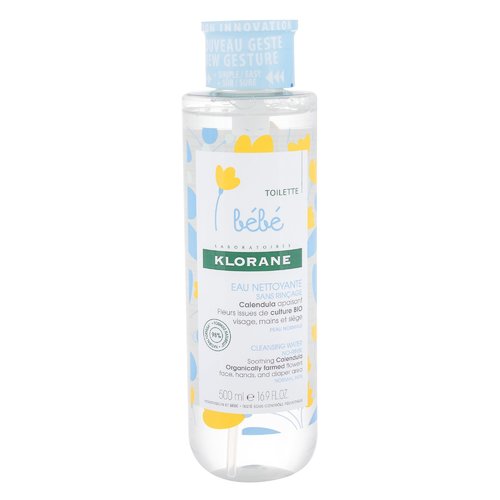 Klorane Baby Calendula Cleansing Water – valymo vanduo be skalavimo (500ml) Moterims