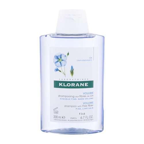 Klorane Flax Fibre Volume Shampoo – šampoon juuste mahu suurendamiseks (400ml) Naistele