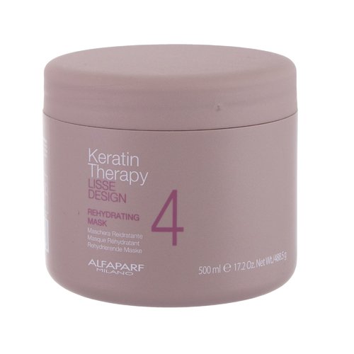 Alfaparf Milano Keratin Therapy Lisse Design Rehydrating Mask – drėkinanti plaukų kaukė (500ml) Moterims