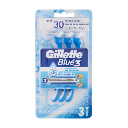 Gillette „Blue3 Cool“ – vienkartiniai vyriški skustuvai
