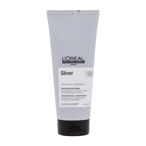 L´Oréal Professionnel Serie Expert Silver kondicionierius sidabro ir žilų plaukų spalvos (200ml) Moterims