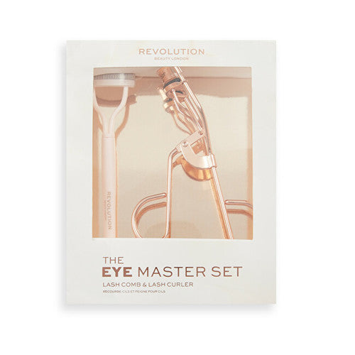 Makeup Revolution Eye Master blakstienų rietėjimas & Šukų rinkinys Moterims