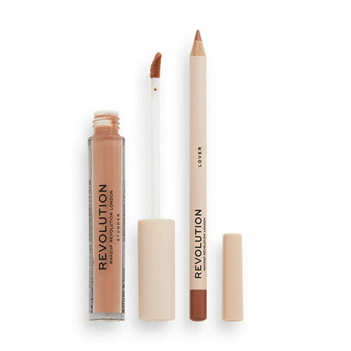 Makeup Revolution Lover Lip Contour Kit – lūpų rinkinys Moterims