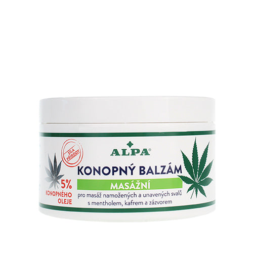 Alpa  Hemp masažinis balzamas su kanapių aliejumi (250ml) Unisex