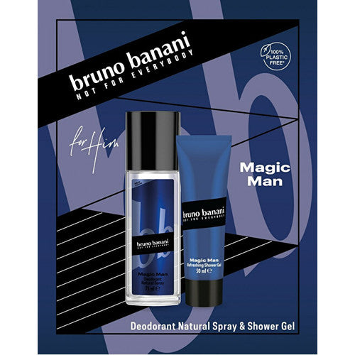 Bruno Banani Magic Man Dovanų Rinkinys dezodorantas 75 ml ir dušo gelis 50 ml