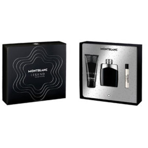 Mont Blanc Legend kinkekomplekt EDT 100 ml, dušigeel 100 ml ja miniatuurne EDT 7,5 ml meestele