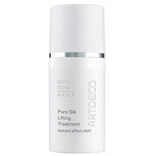 „Artdeco Skin Yoga Face Pure Silk“ liftingo procedūra – šilkinis, švelnus, lyginantis koncentratas su šilko ir perlų ekstraktu.