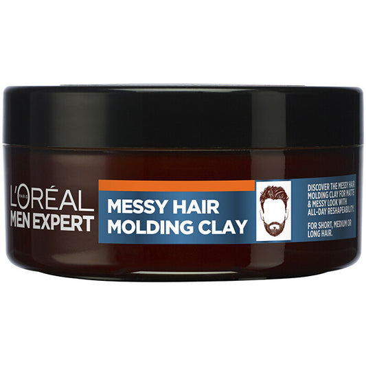 L´Oréal Professionnel Men Expert Unruly Hair Styling Clay (75 ml) meestele
